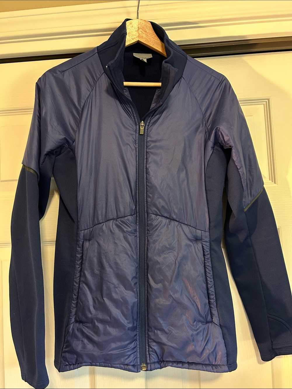 Athleta Navy Rock Creek Jacket Zip Size Small